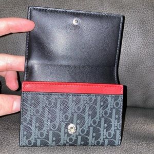 🚫SOLD🚫Dior Black Monogram Logo Card Holder Wallet New